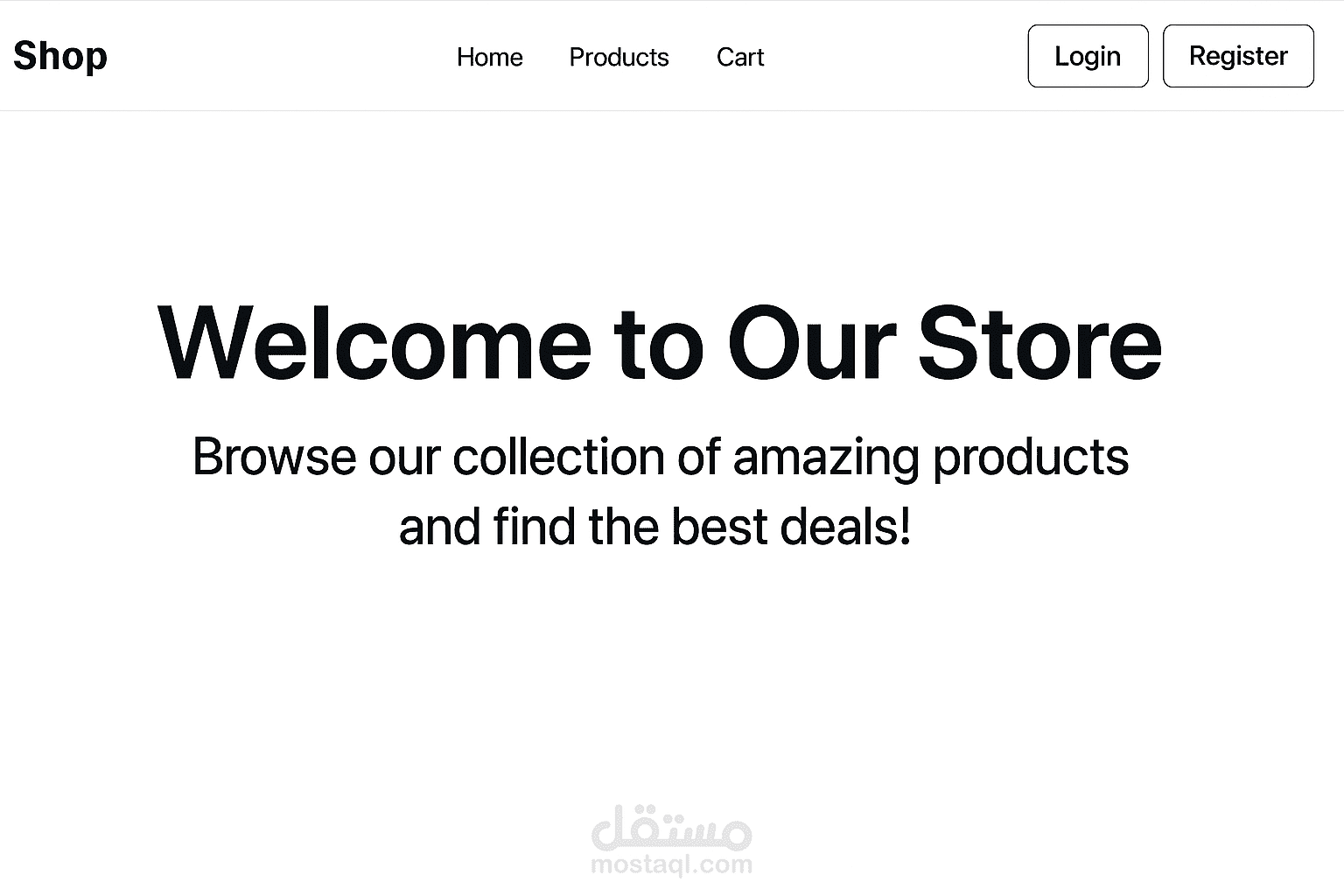 E-commerce Store
