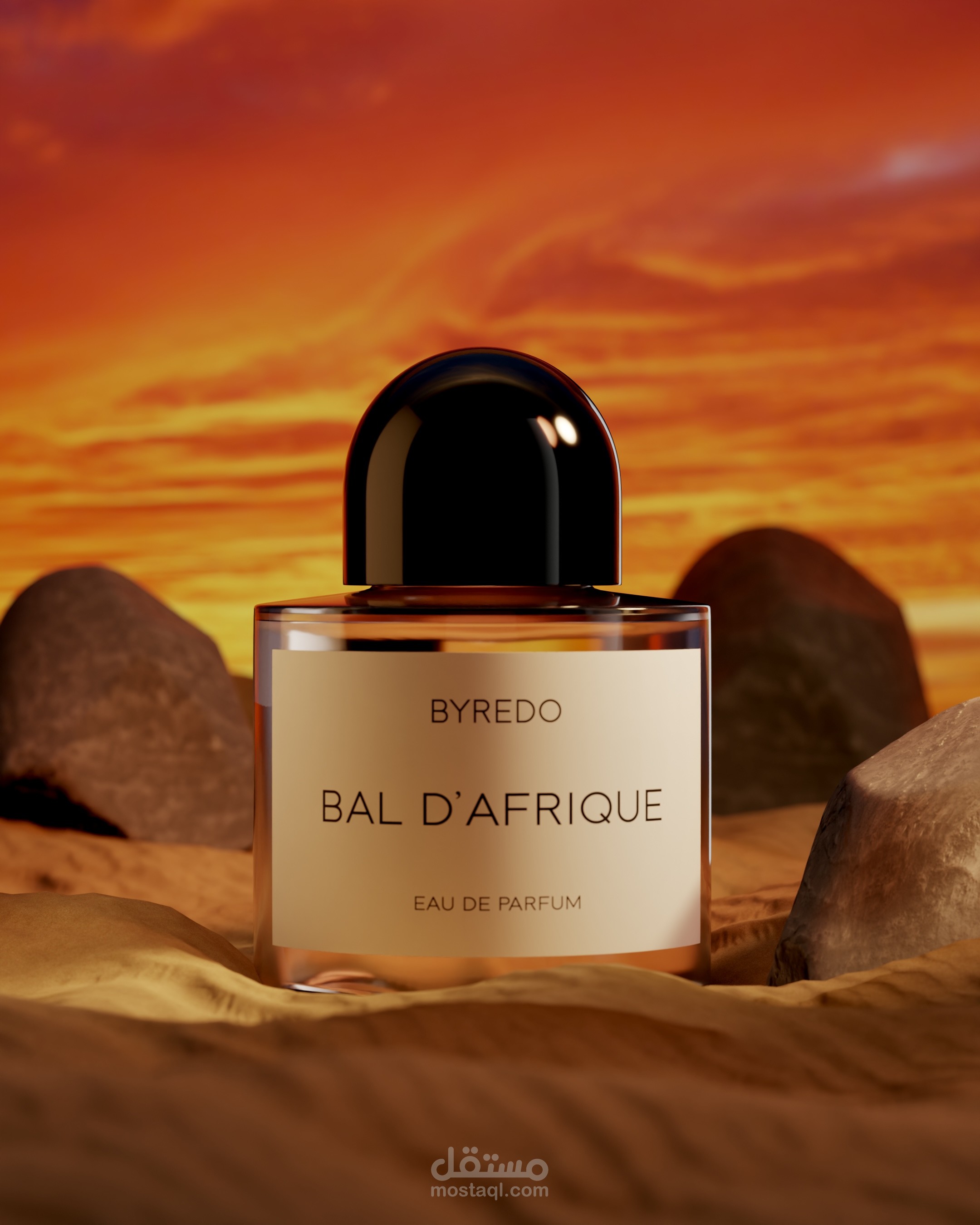 أنميشن سينمائي ثلاثي الأبعاد لعطر Byredo Bal d’Afrique
