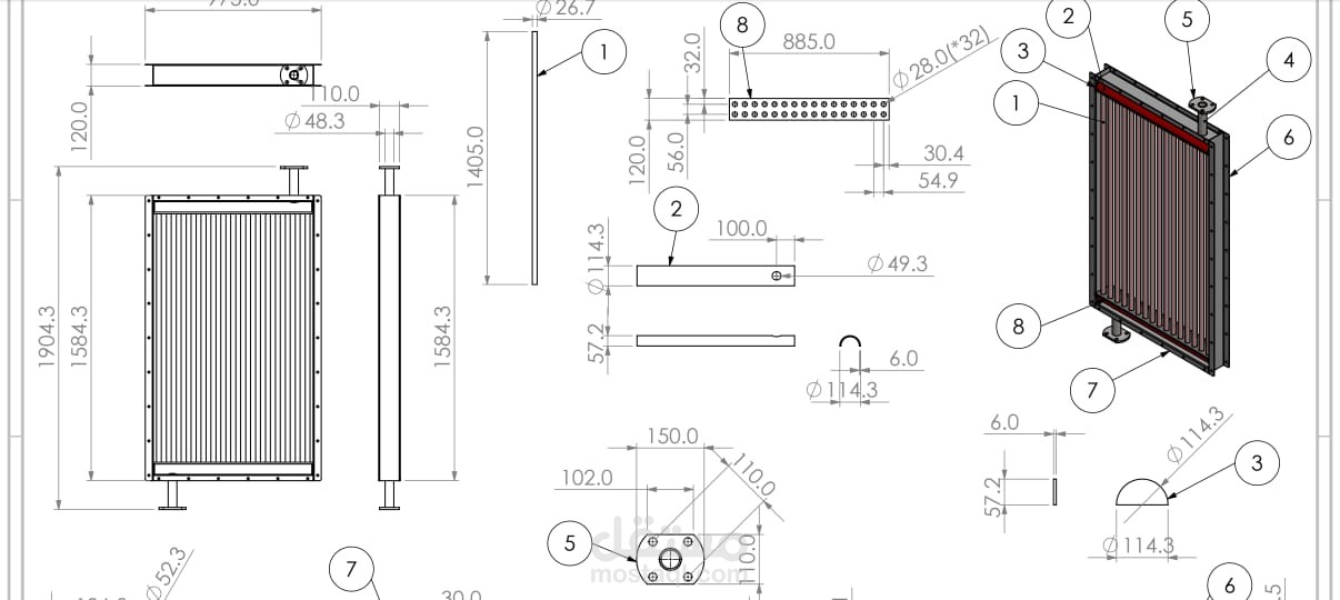 fined tube heat exhanger