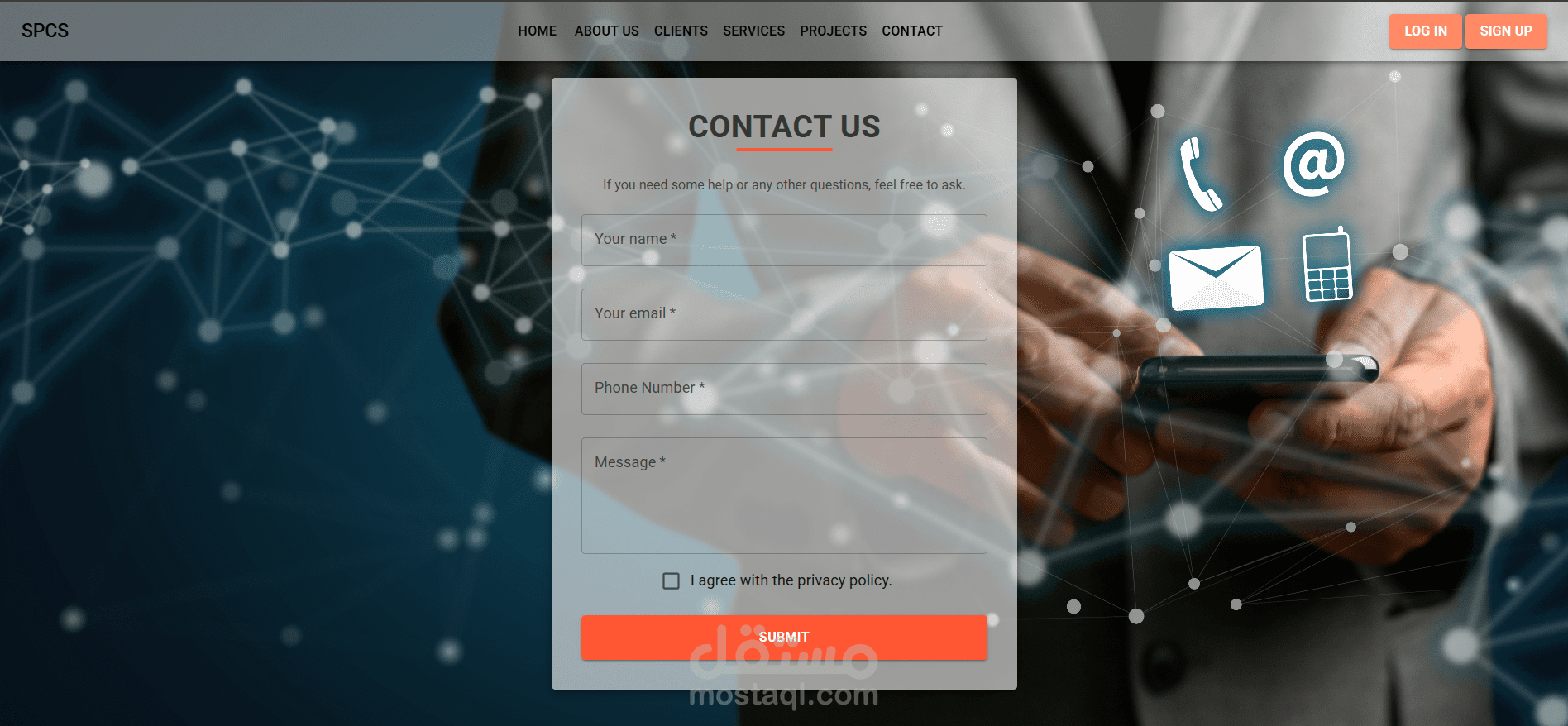 contactus page
