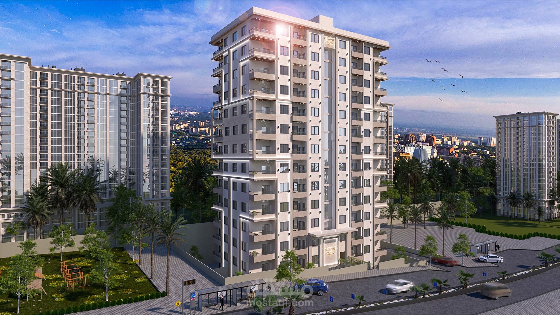 Elegance Tower – تصميم معماري لبرج سكني فاخر