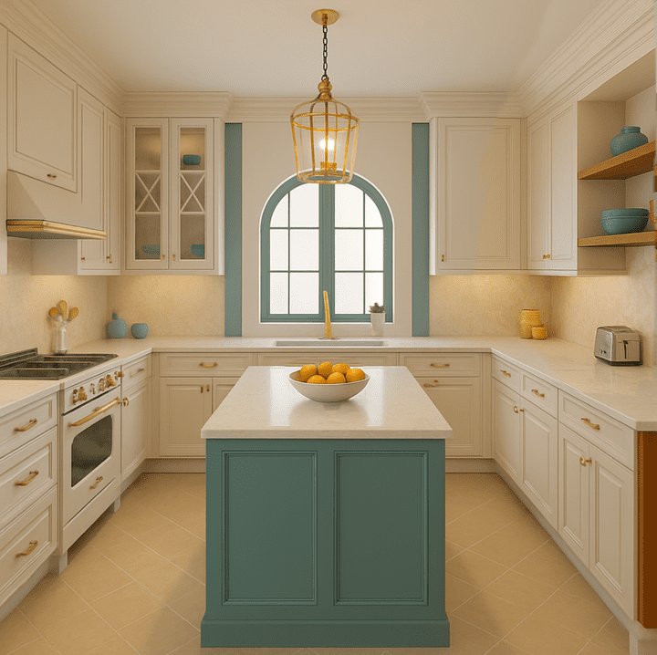 Classic-meets-modern kitchen design
