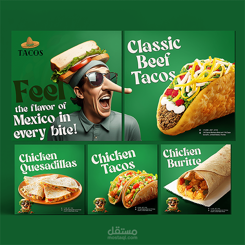 Tacos I Social media post