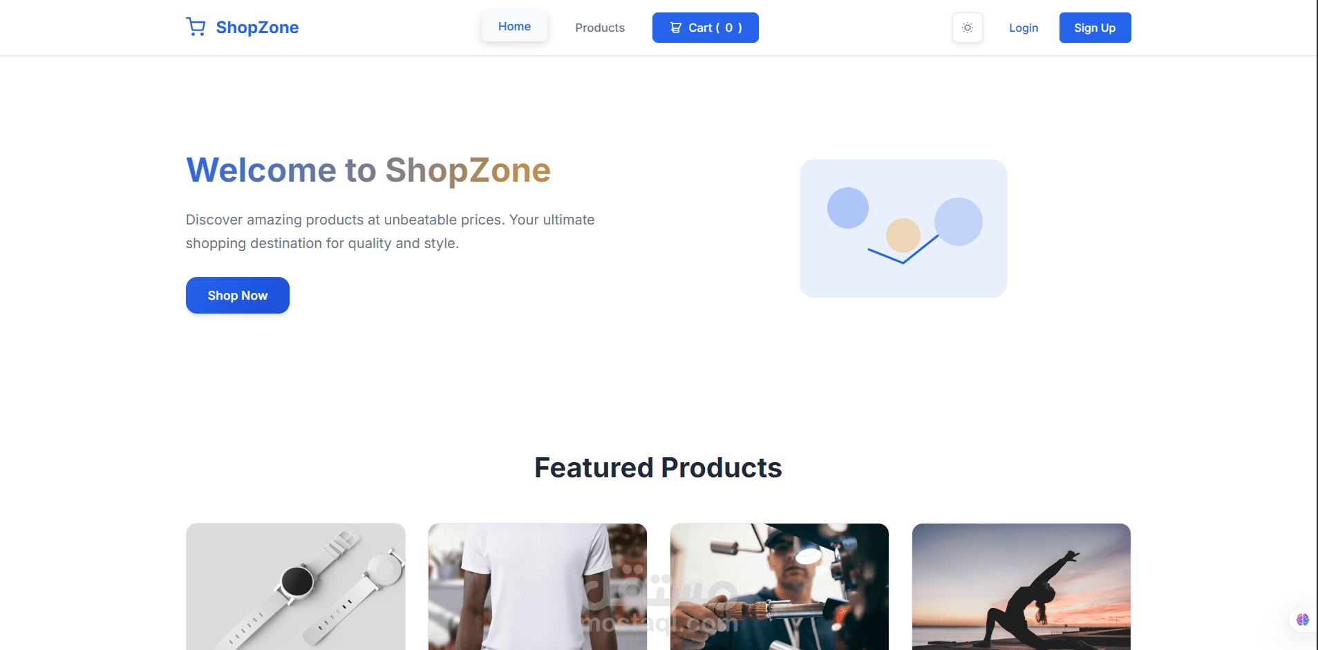 ShopZone – متجر إلكتروني متكامل