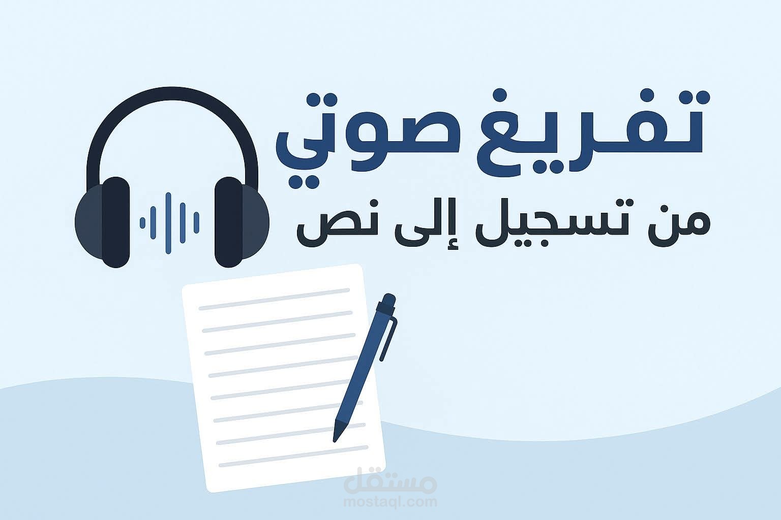 تفريغ صوتي دقيق لمحاضرة مدتها 15 دقيقة – تنسيق احترافي