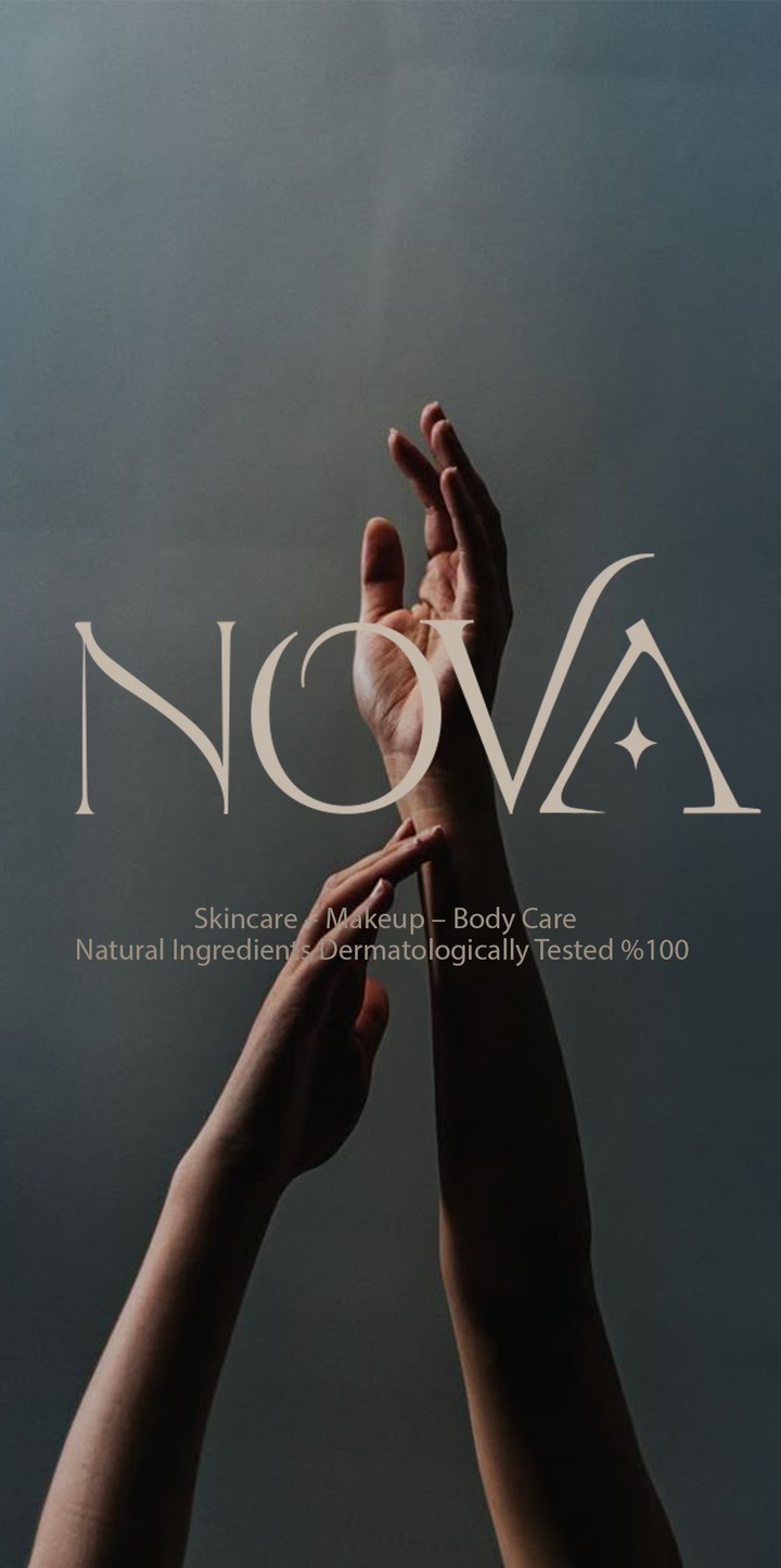 Nova – تصميم الهوية البصرية لعلامة مستحضرات العناية بالبشرة