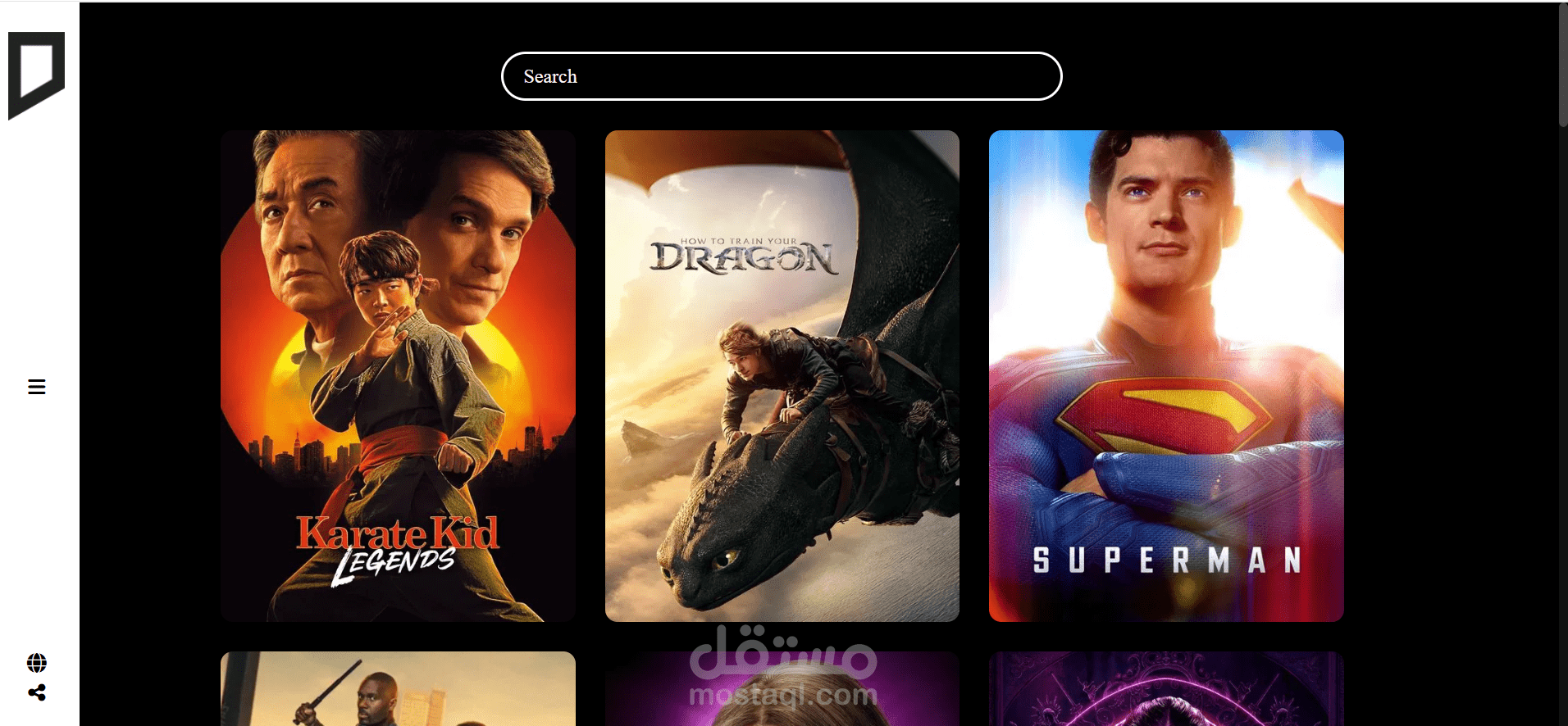 تطبيق أفلام تفاعلي باستخدام JavaScript وTMDb API