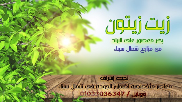 استيكر زجاجة منتج طبيعي زيت زيتون