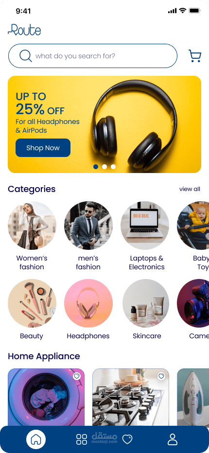 E-Commerce mobile app