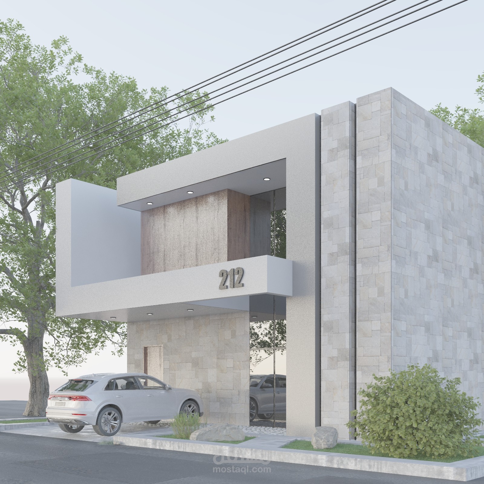 تصميم خارجي فيلا مودرن