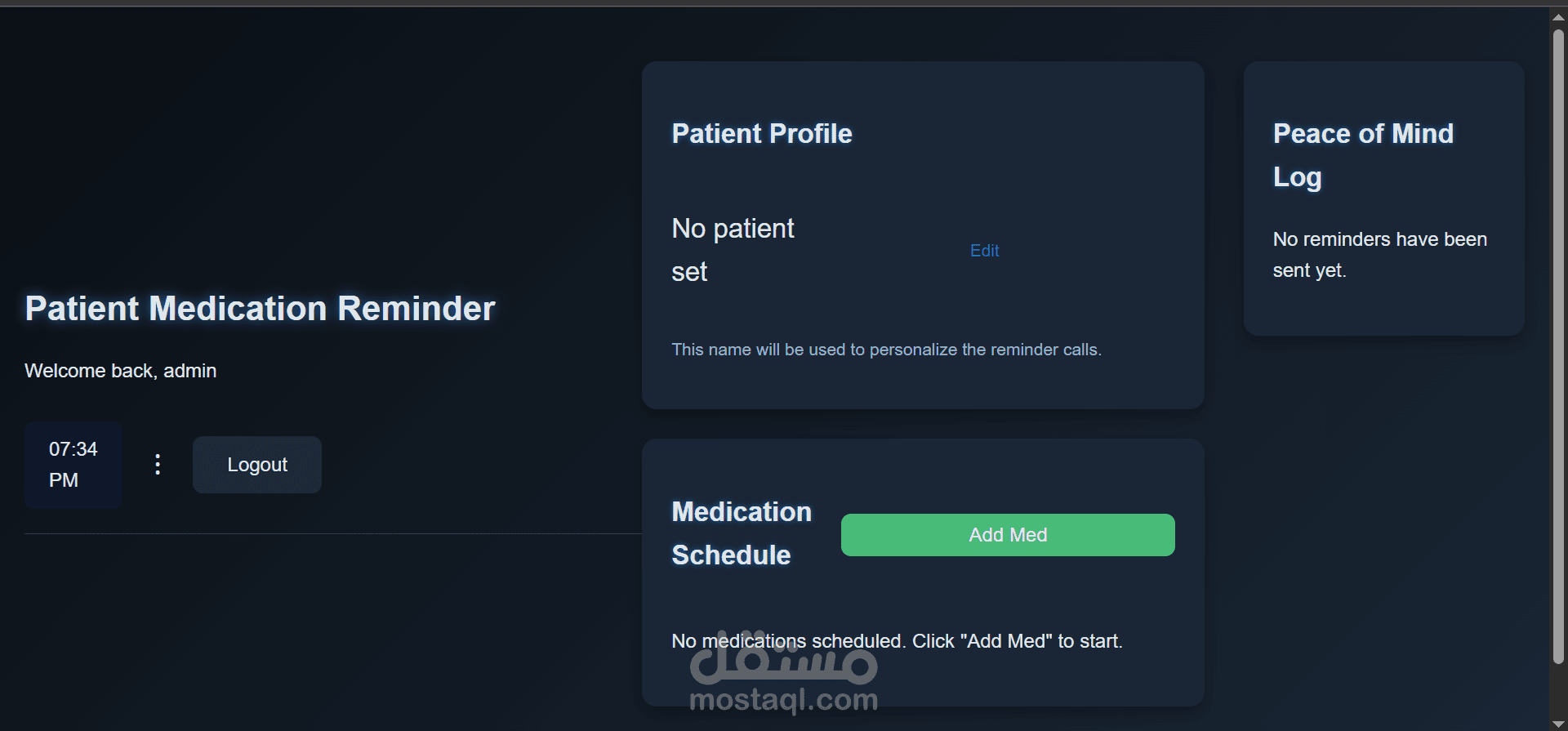 Patient Medication Reminder