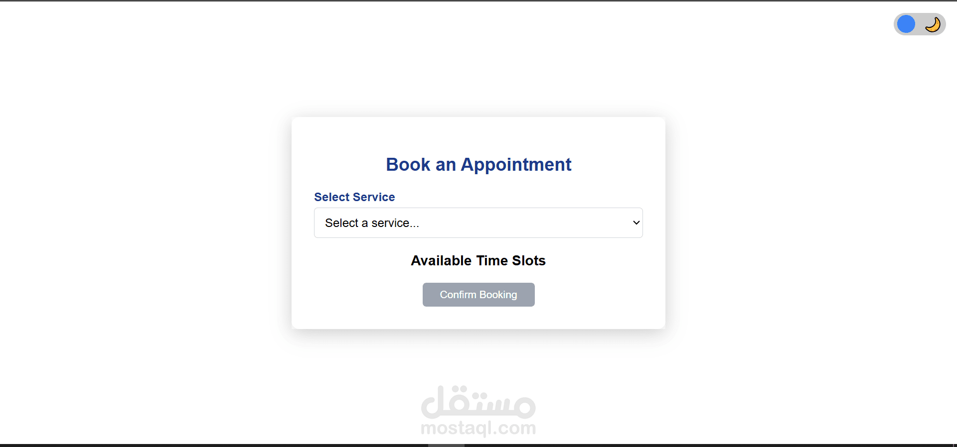 Bank Appointment Booking System
