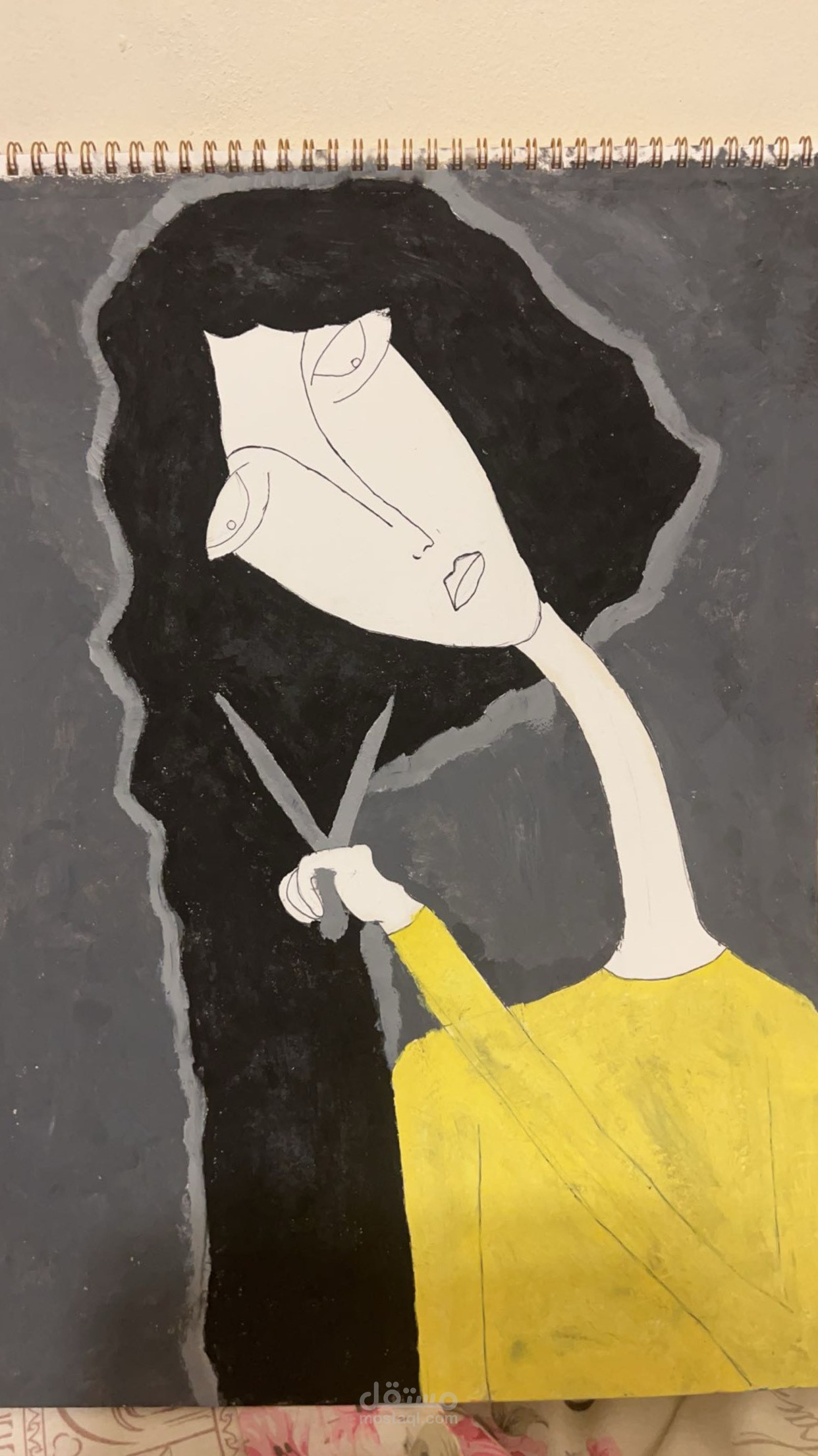 رسم الوان اكريليك / مائيه / زيتيه