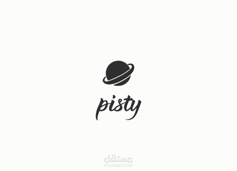 لوجو لقناة يوتيوب اسمها pisty