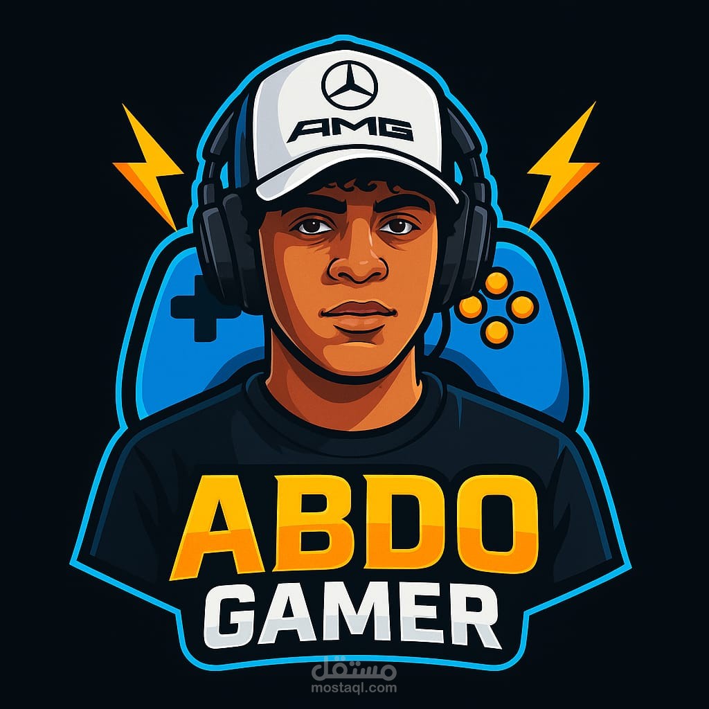 شعار لقناة اسمها abdo gamer