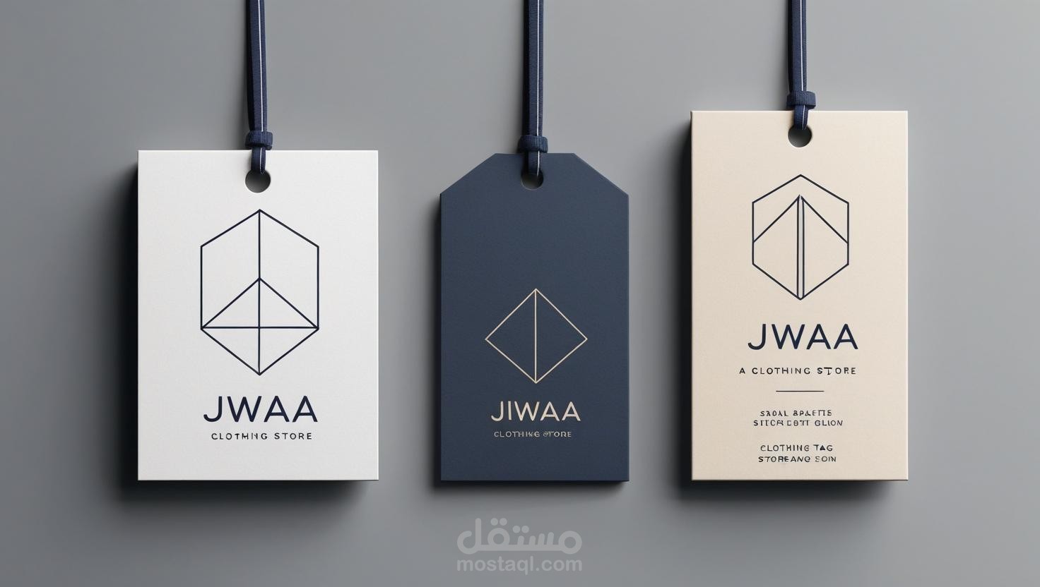 هوية لمتجر اسمه jwaa
