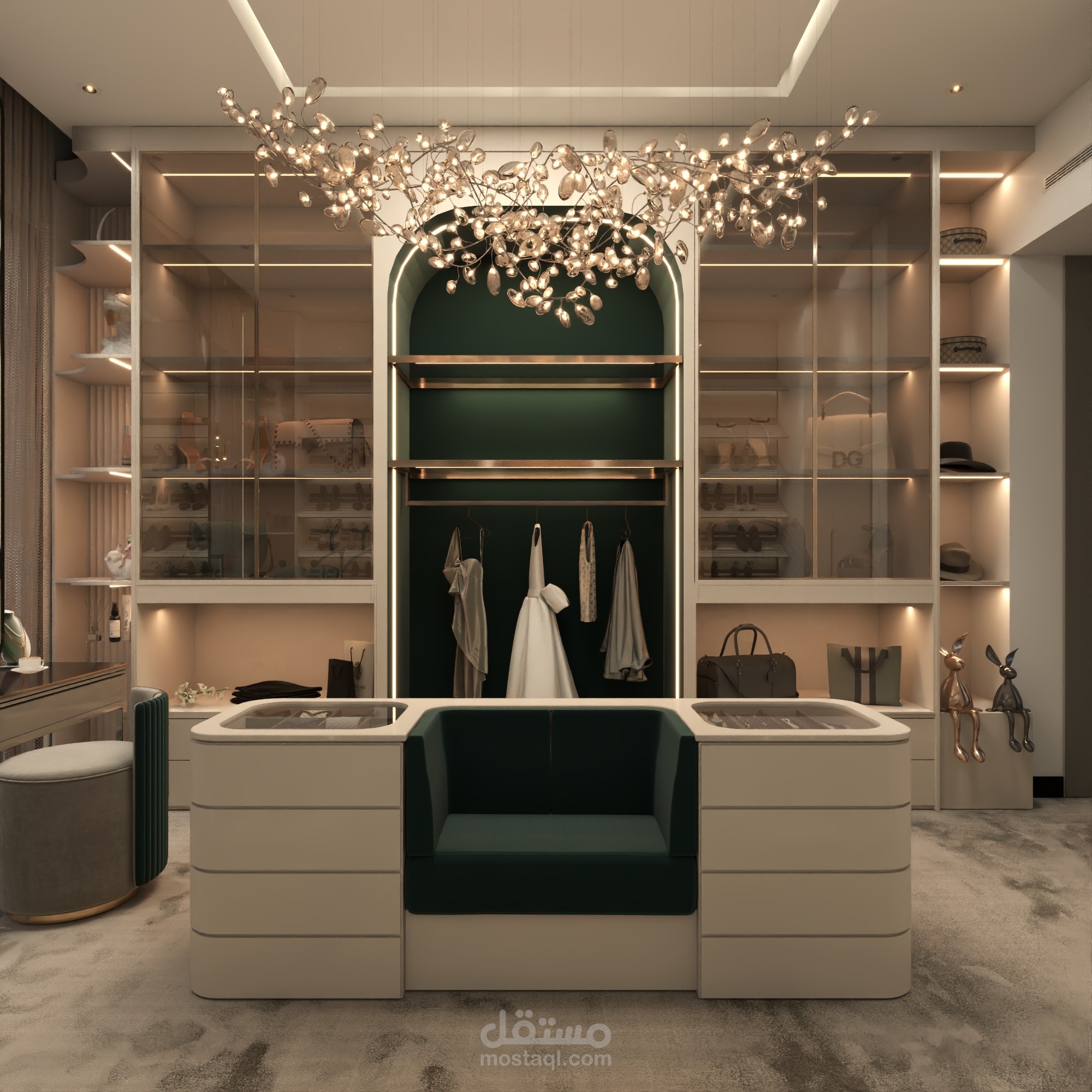 Golestan Closet Room – Fusion of Iranian &modern