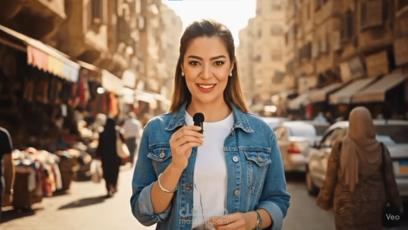 تصميم إعلان احترافي لمنتجات ألبان "أولاد النجار" باستخدام الذكاء الاصطناعي – Veo 3