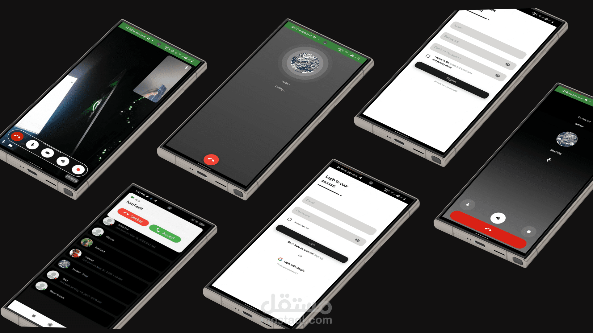 Flutter Audio/Video Calling App with Firebase & WebRTC