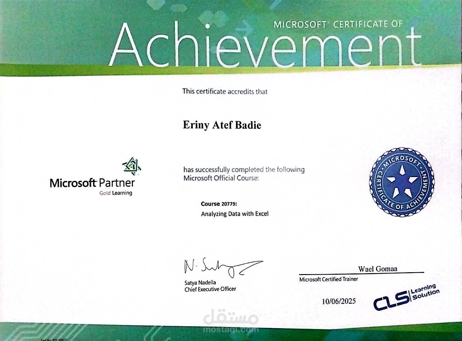 CLS Learning course : Data Analysis with Excel and Power BI