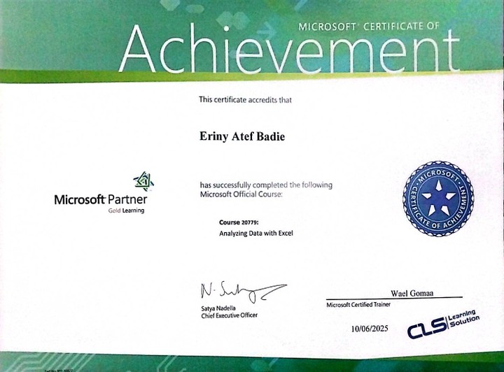 CLS Learning course : Data Analysis with Excel and Power BI