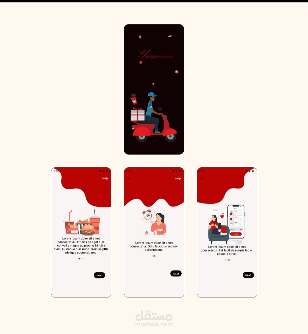 Food delivery app