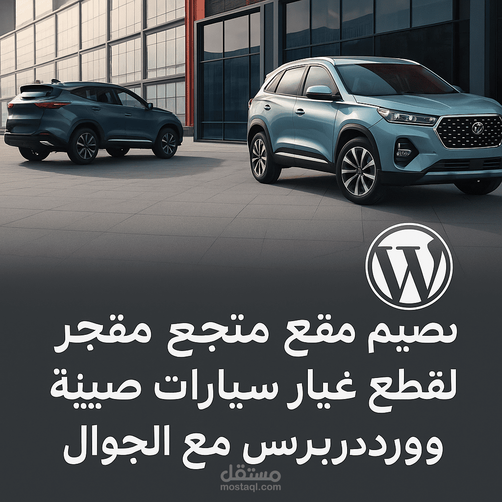 تصميم موقع لبيع قطع غيار السيارات