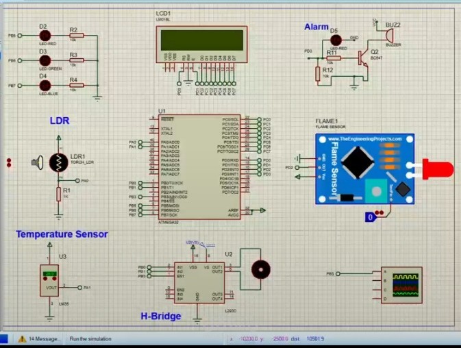 Smart Home Automation with Sensor Integration – ATmega32