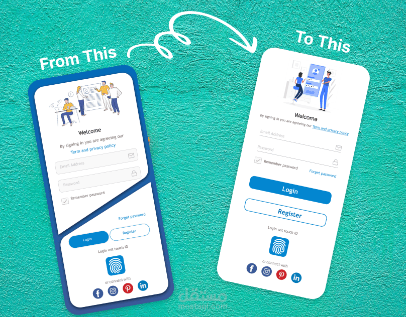 Login Page – UI Redesign