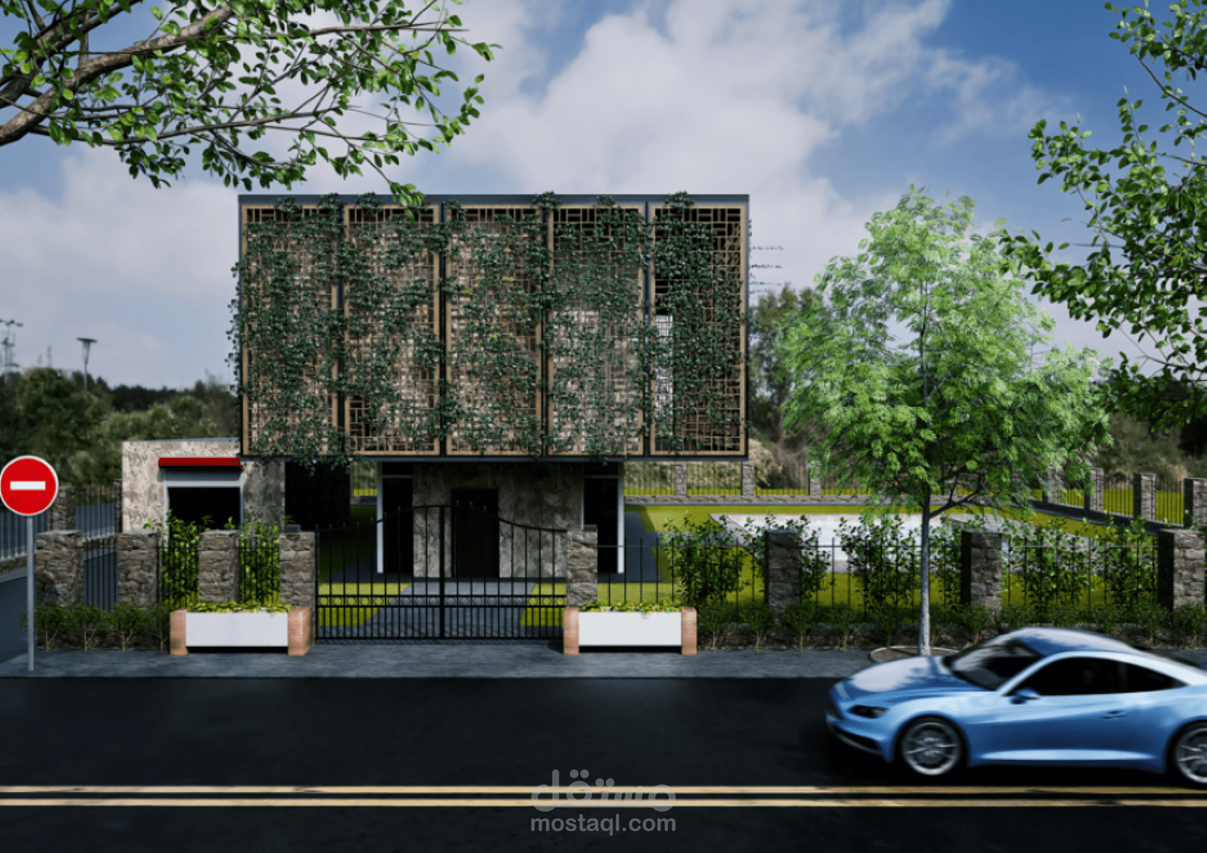 تصميم واجهات معمارية و خارجية عصرية و كلاسكية