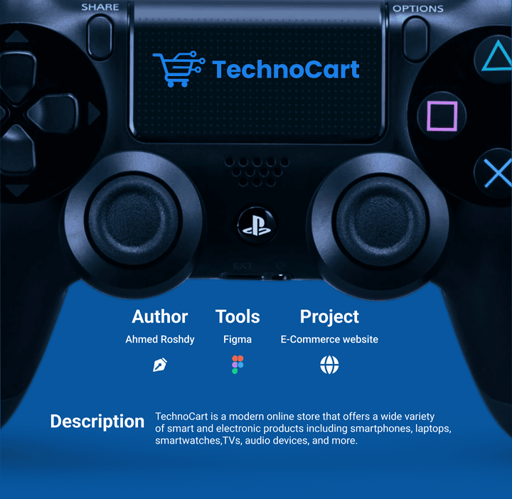 TechnoCart – E-commerce Website UI Design