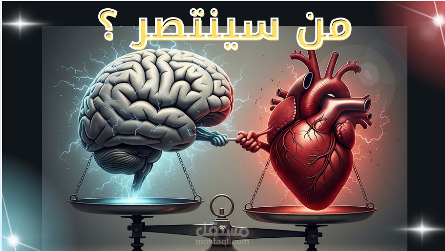 تعليق فلسفي حول من يتحكم في الإنسان العقلانية ام العاطفة