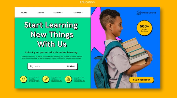 موقع الكتروني متكامل لتطوير مهارات الطلاب وتأهيلهم لسوق العمل عبر برامج تعليمية تفاعلية