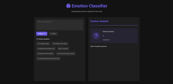 Emotion Classifier