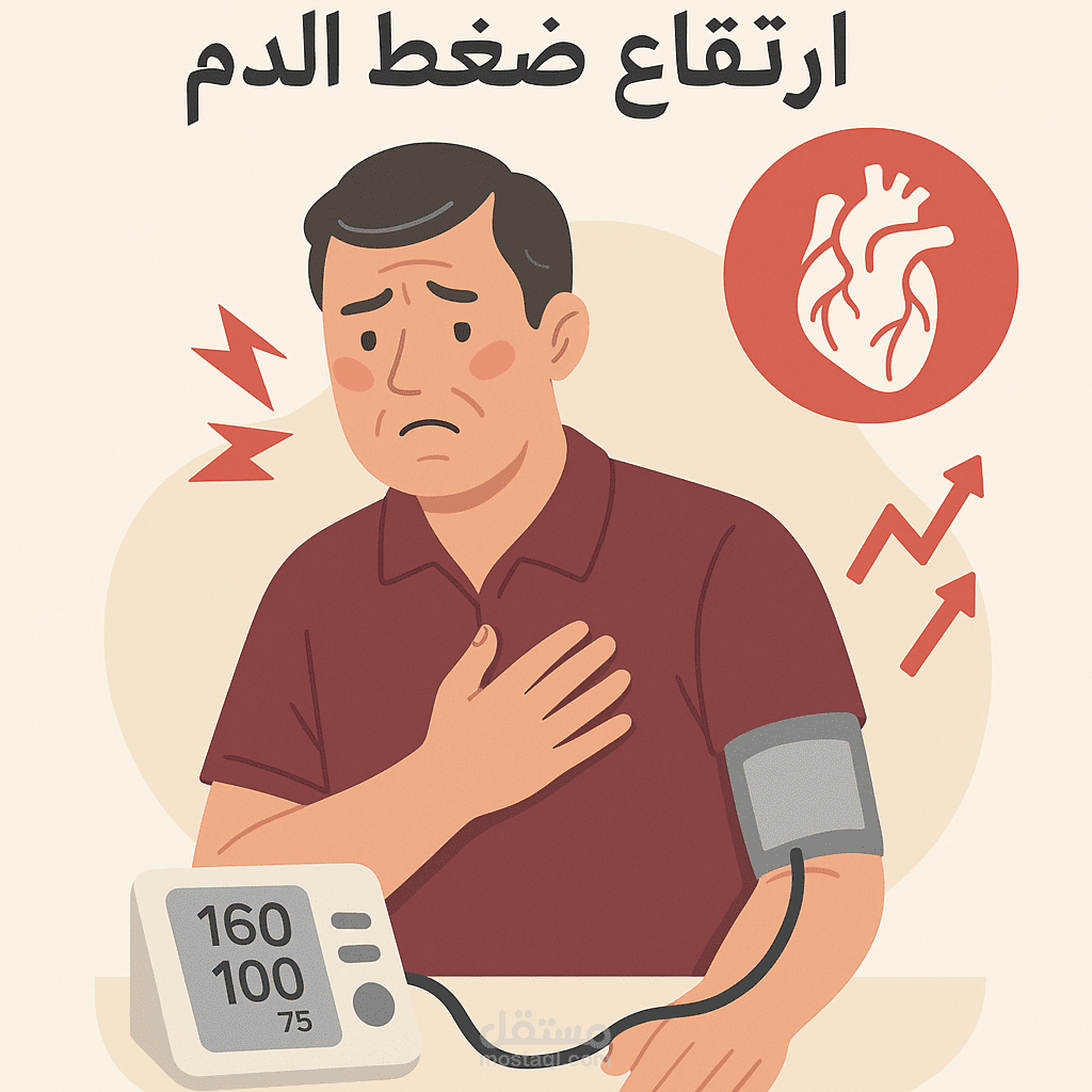 مقال عن اسباب ارتفاع ضغط الدم ف الجسم