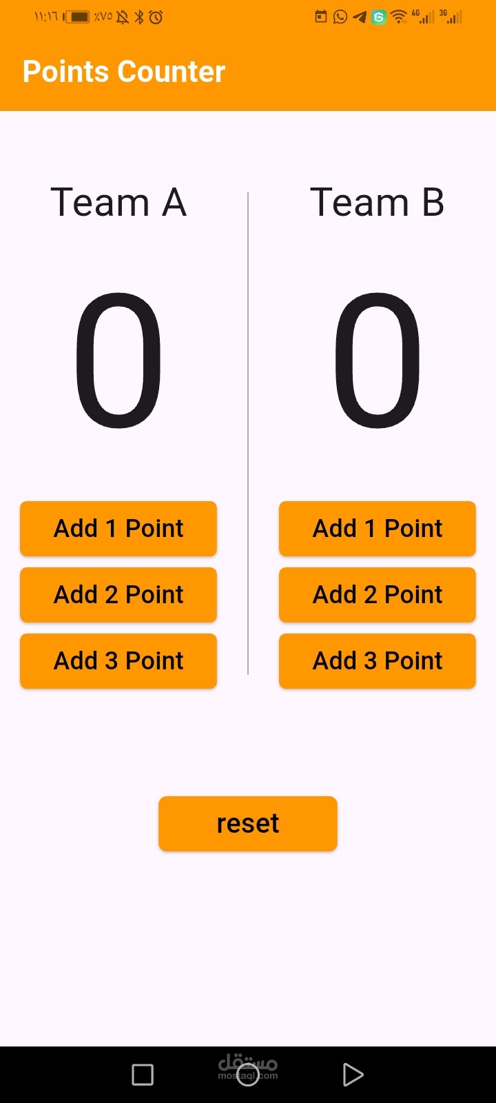 Points counter