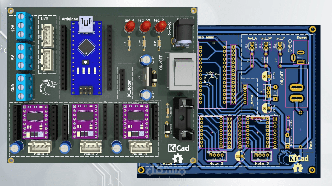 تصميم دوائر الكترونيه (PCB)