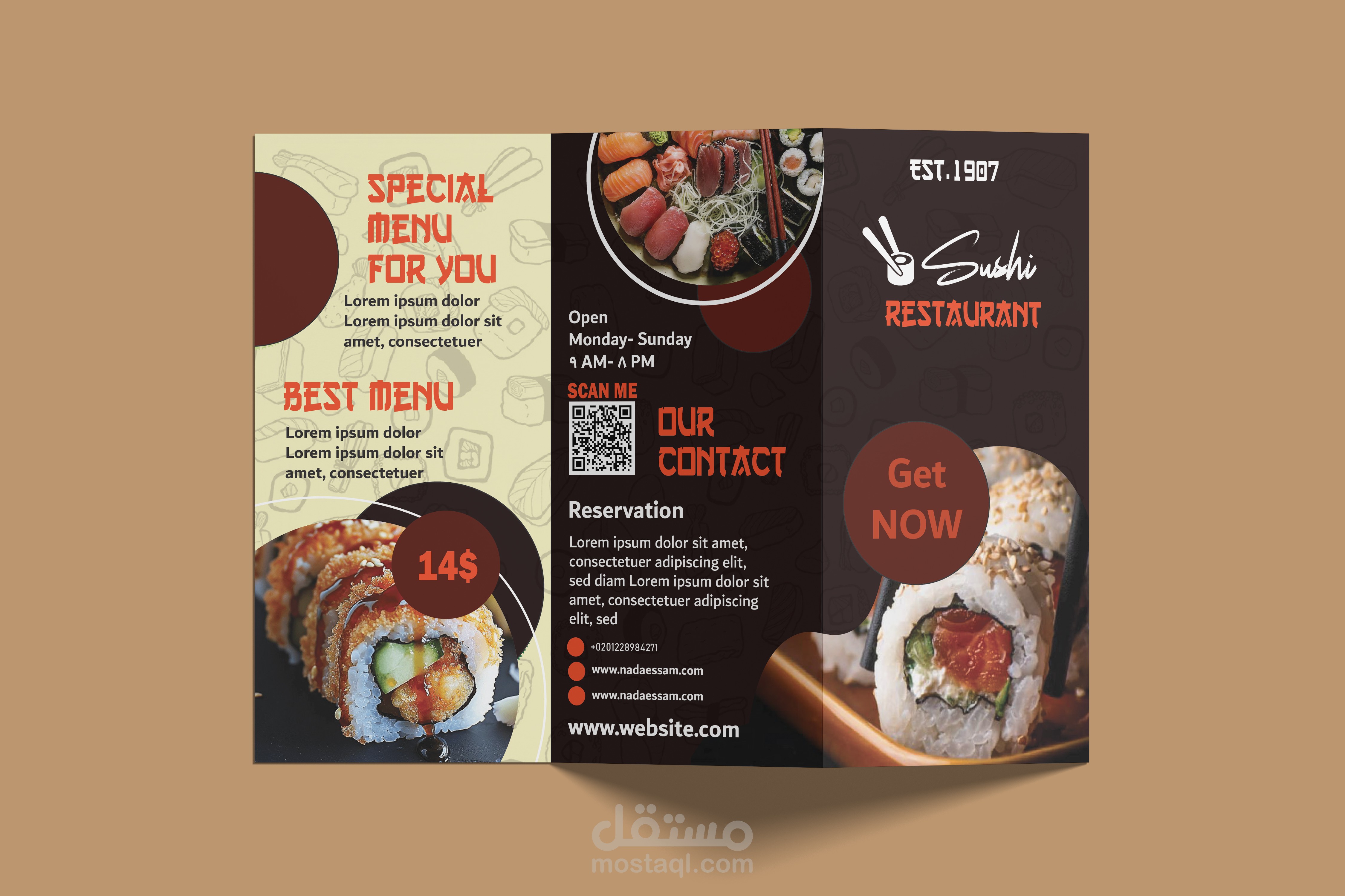 sushi menu