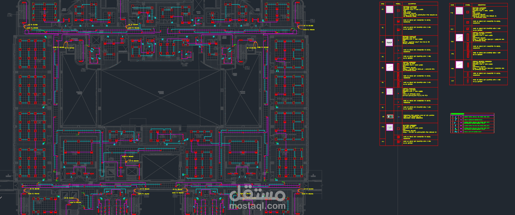 تصميم مخططات كهربائية احترافية لفلل و مباني سكنية PDF + DWG