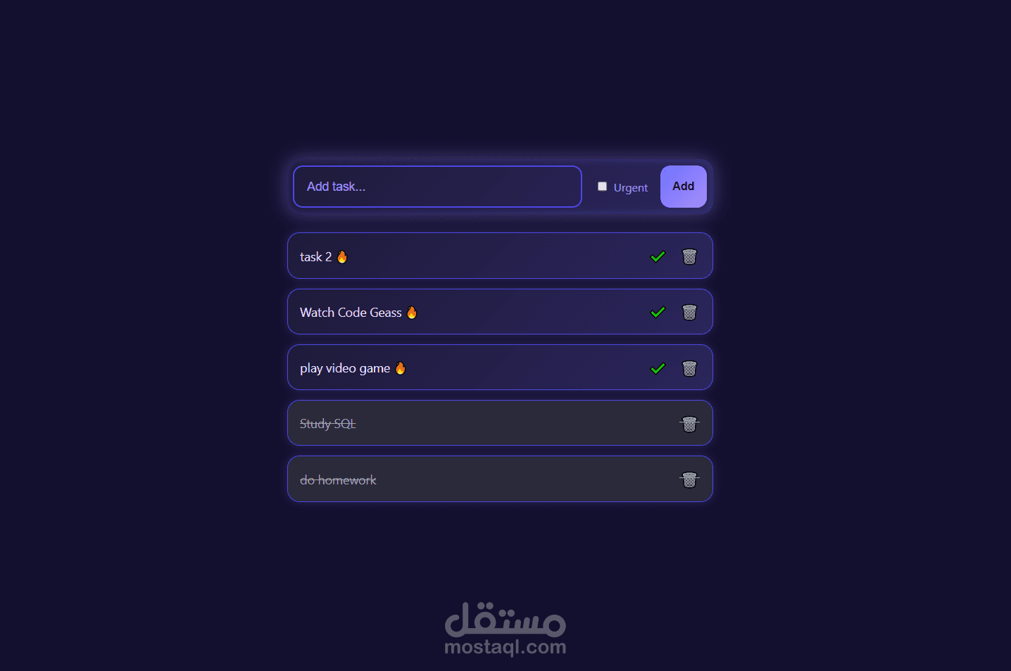 To do list