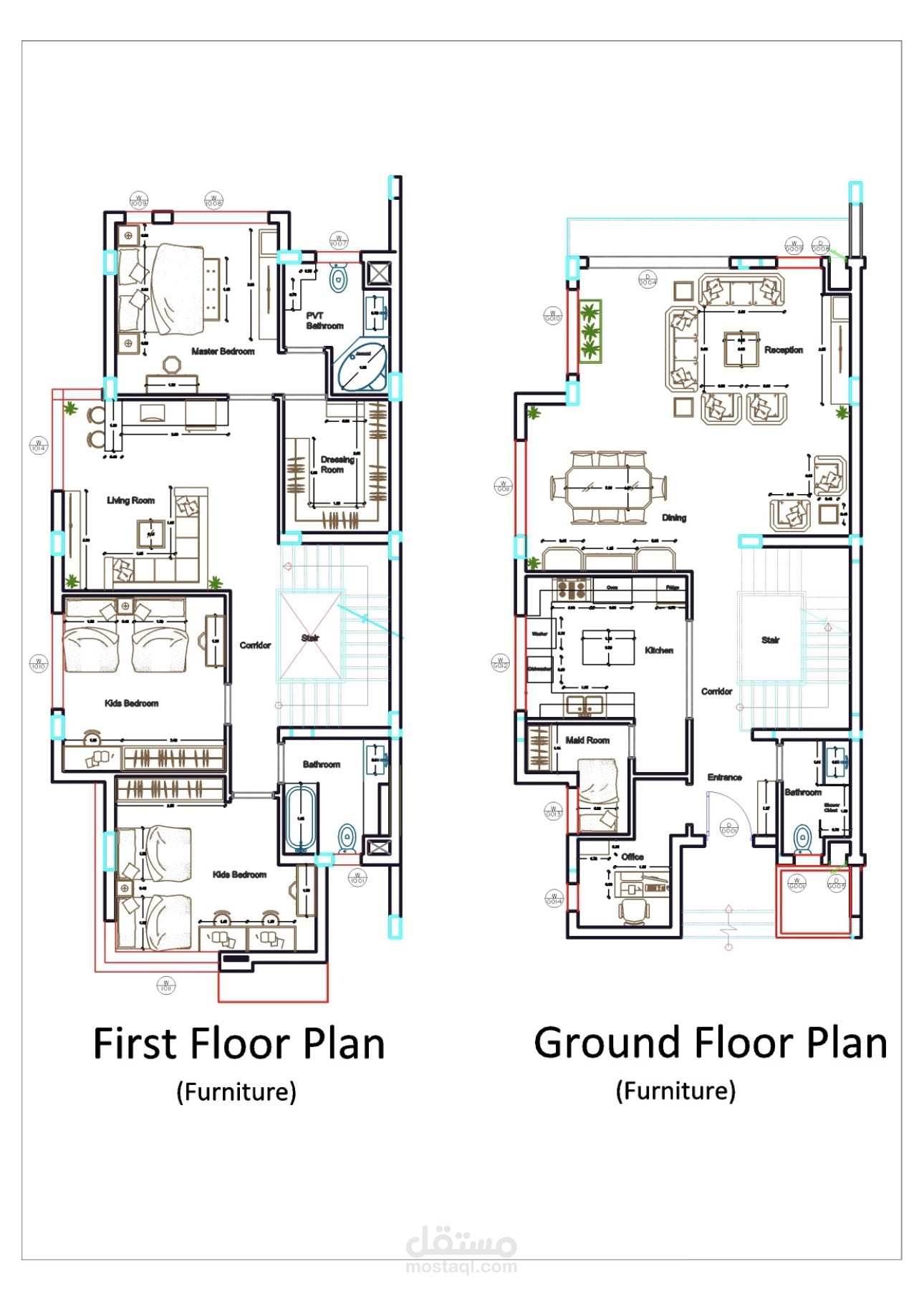 2D villa design