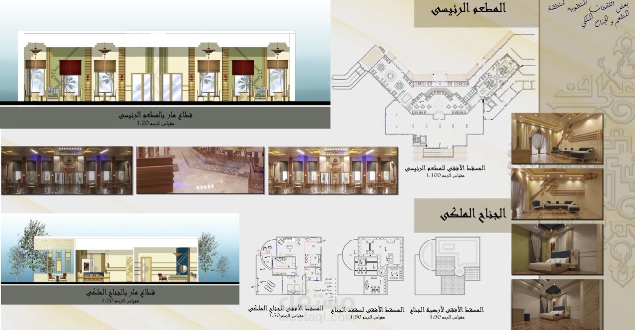 مشروع فندق تصميم داخلى
