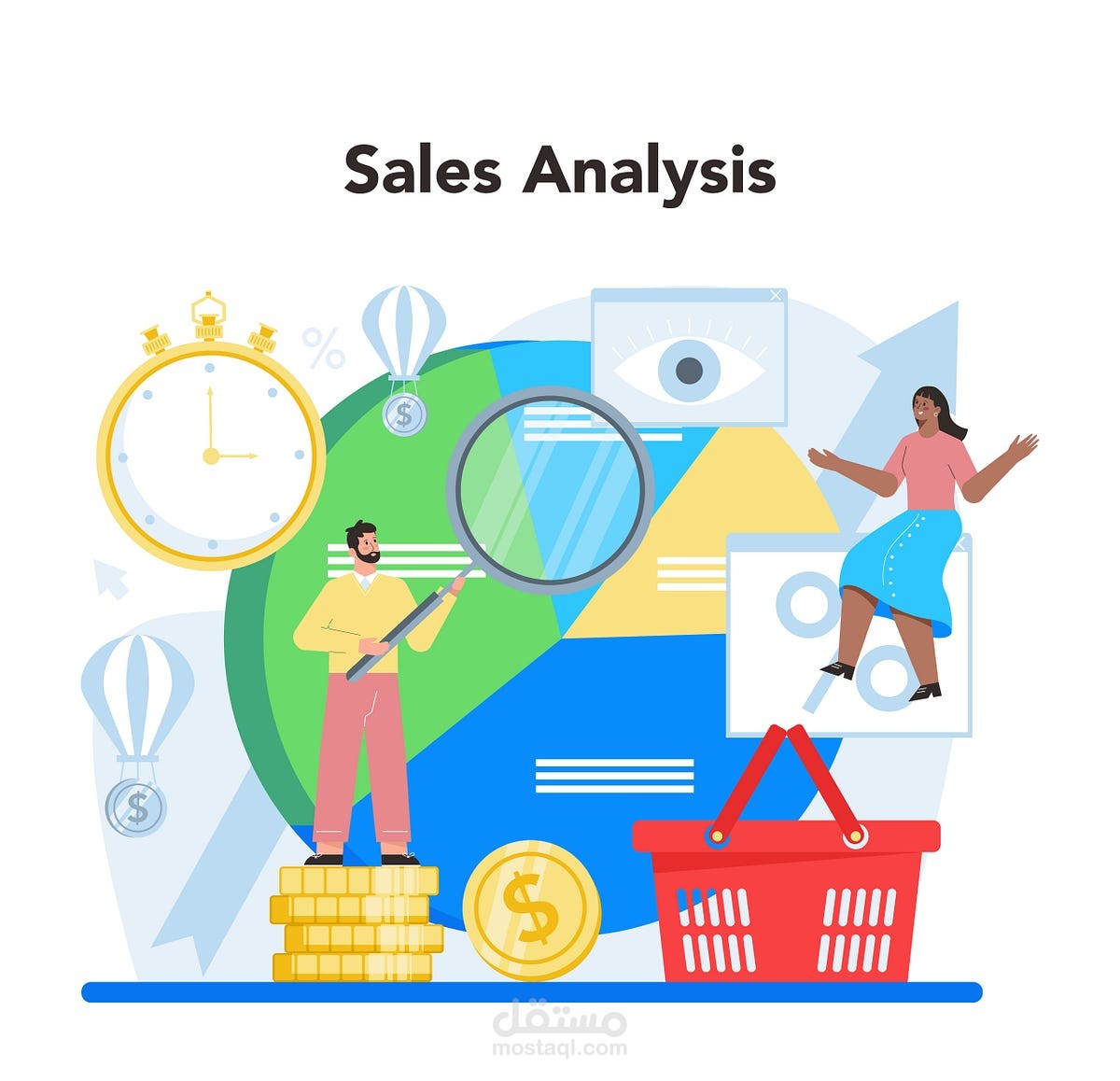 تحليل المبيعات الشامل باستخدام Excel