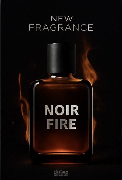 تصميم منشور لإطلاق منتج جديد (عطر رجالي)