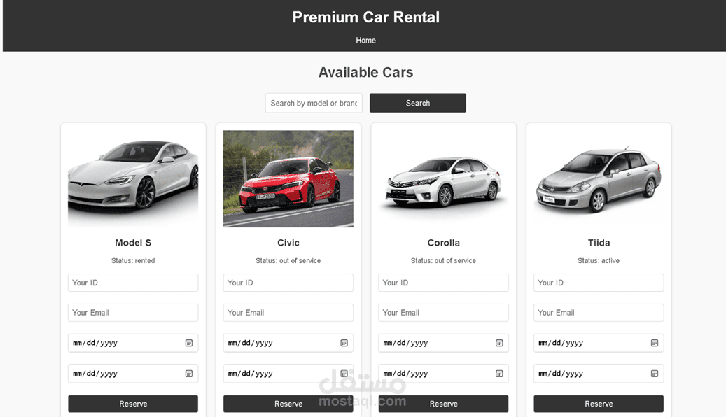 Car Rental Management