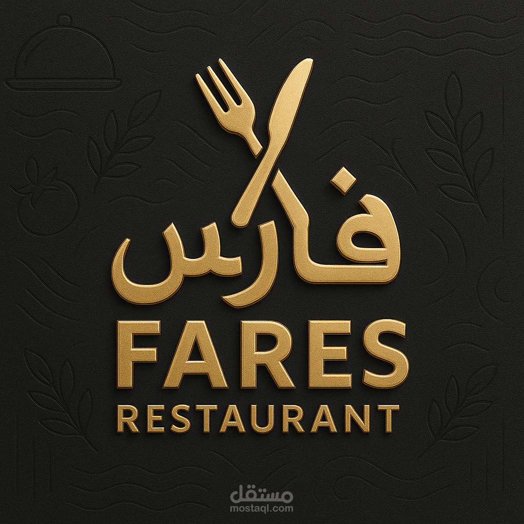 تصميم لمطعم باسم فارس