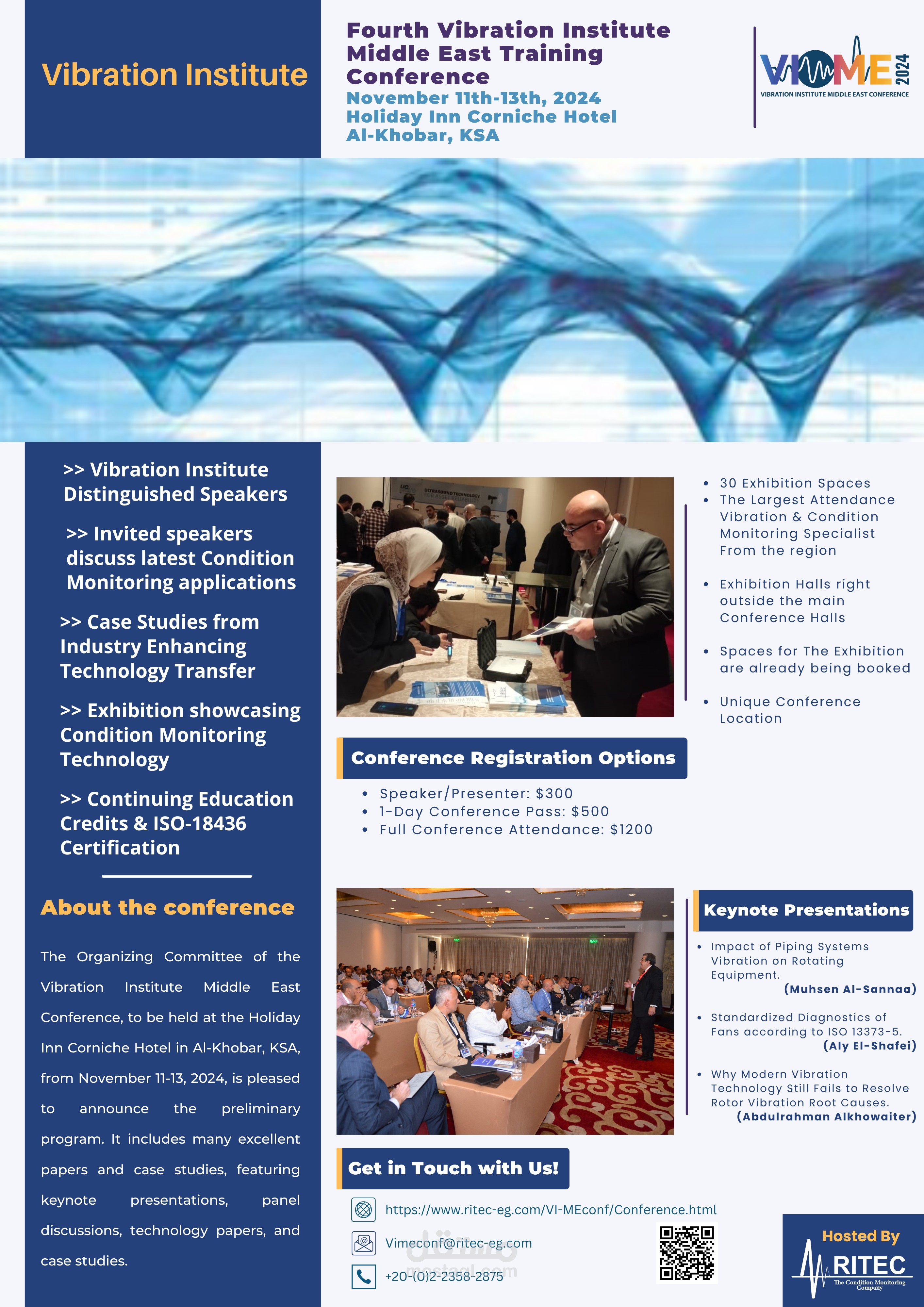 Fourth Vibration Institute Middle East Training Conference Brochure