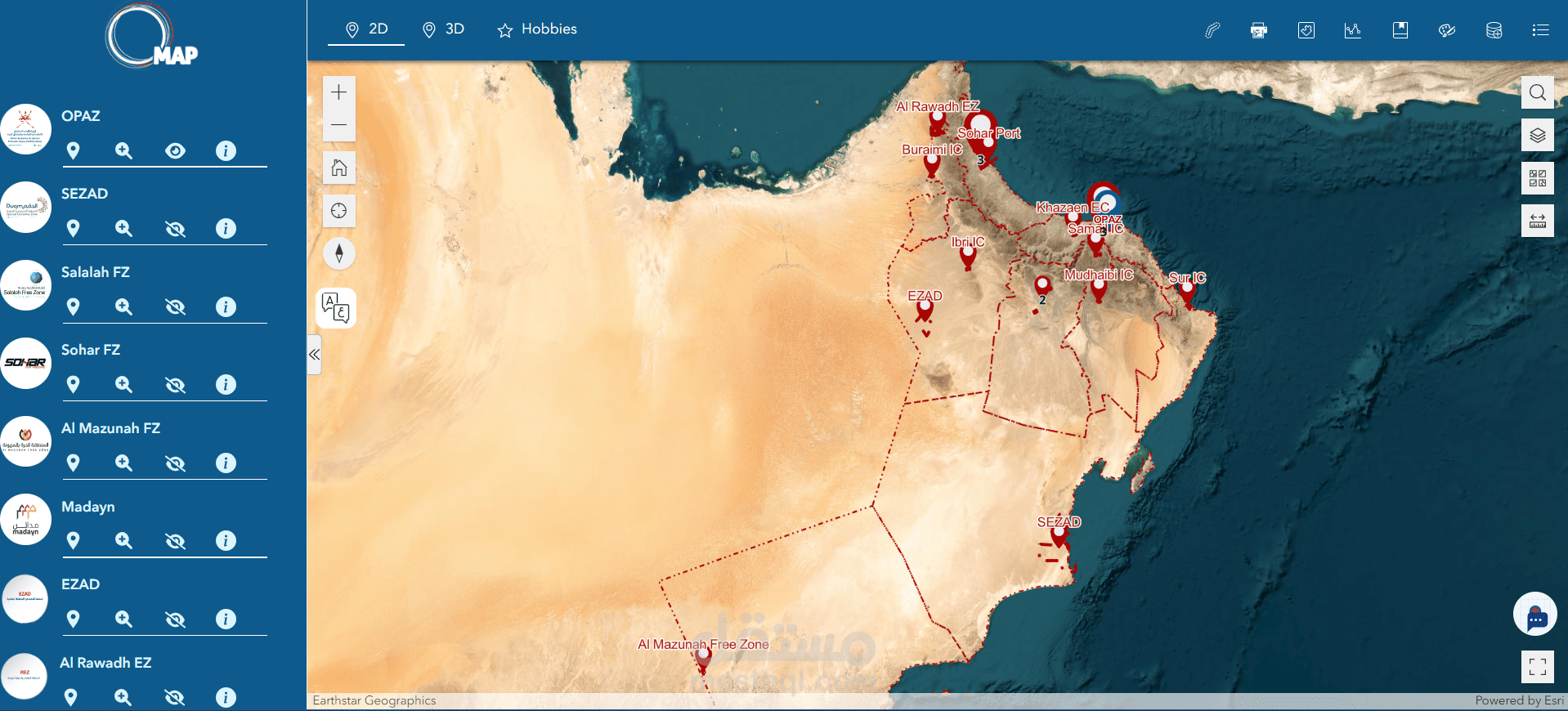 GIS Map – Experience Builder O-Map