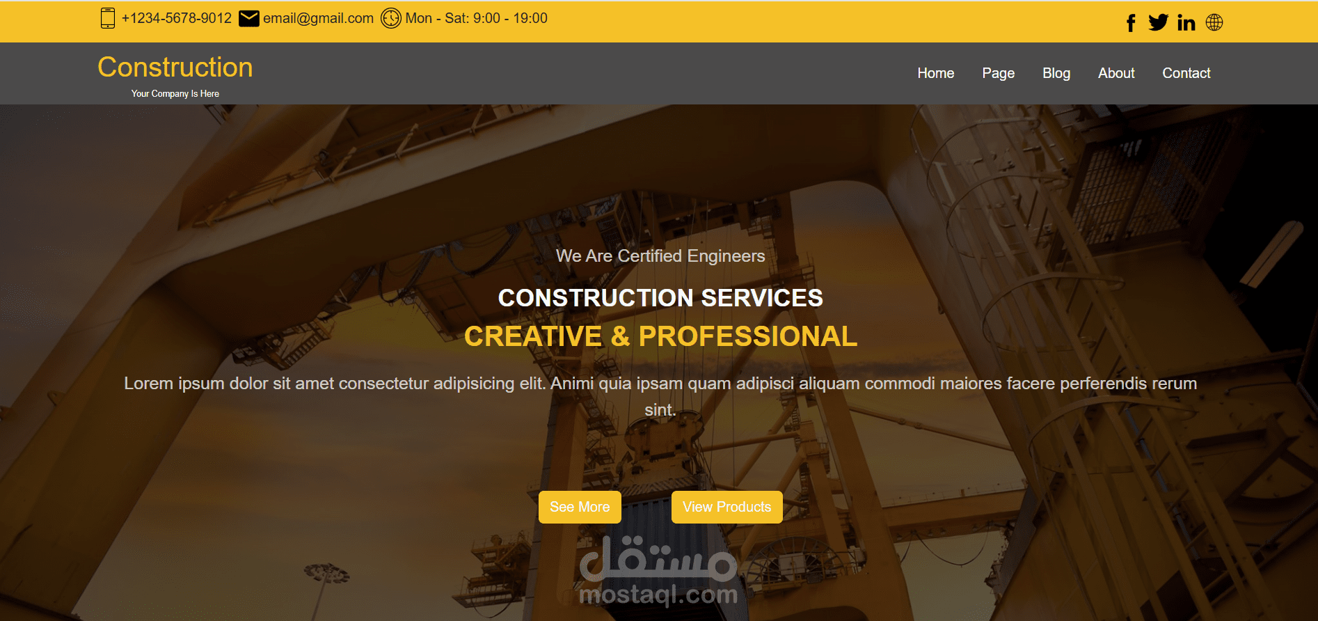 Constructions company
