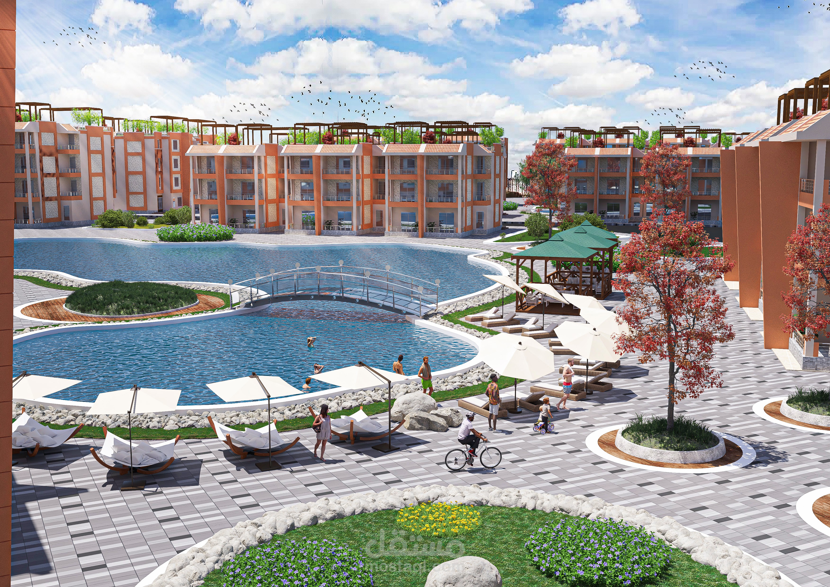 ( Residential Compound ( includes swimming pools and recreational areas